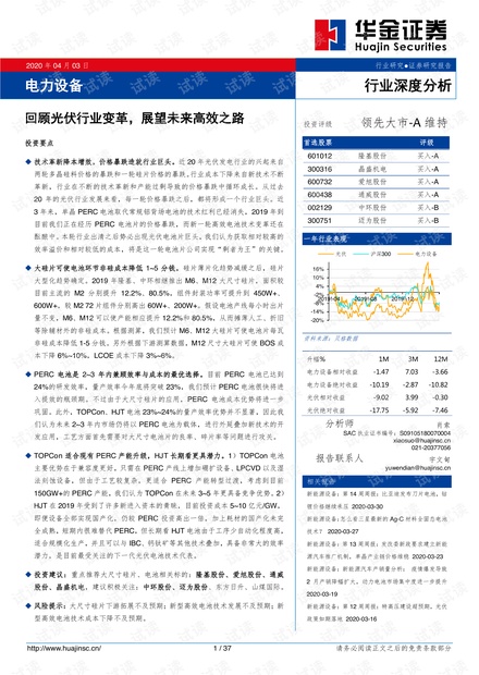 行业深度报告：某某领域的未来展望,行业深度报告，某某领域的未来展望